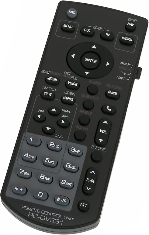 New RC-DV331 KNA-RCDV331 Replace Remote fit for Kenwood Multimedia Monitor DNX6460BT DNX6020EX DDX616 DNX6160 DDX6046BT DDX516 DNX5160 KVT-516 KVT...