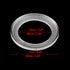 X AUTOHAUX 2Pcs Car Speaker Spacer Ring Mounting Spacer Plate for 2.5 Inch Speakers Acrylic 60mm ID Universaly...