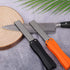 Diamond Knife sharpener Pocket Sharpening Stone #400/600 Double Sides Folding Portable Orange - 1pcs...
