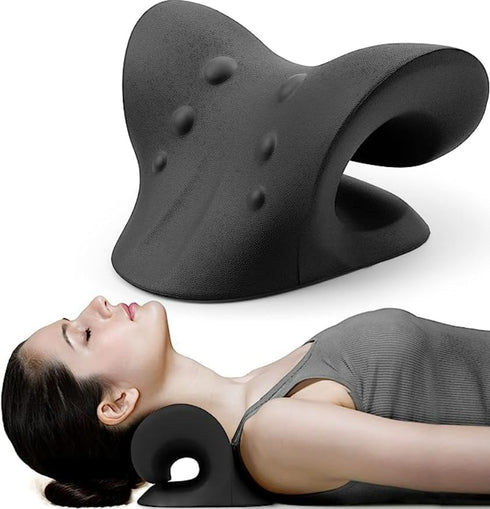 Generic Neck and Shoulder Relaxer - Neck Stretcher Cervical Spine Traction Device to Relieve Neck and Shoulder Fatigue and Pain Chiropractic Pillo...