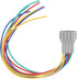 for Nissan 350z Headlight Car Harness Pigtail 8 Pin HID Wiring Plug kit Male and Female Connector Heat shrink connectors...