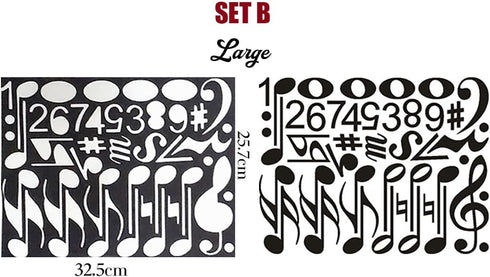 Music Theme Magnetic Music Note Symbol for Whiteboard for Teacher, Education (SET B)...