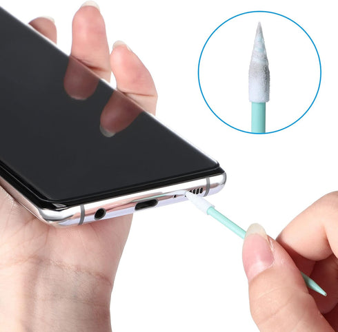 Frienda 33 Pcs Anti Dust Plug Set Phone Dust Plug Compatible with Samsung s10, s20, s21, A51, A52, A71, Phone Port Cleaning Brush Kit Phone Speake...