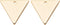 BENECREAT 30Pcs 18K Gold Plated Triangle Charms - 14x12mm Pendants for Necklace, Bracelet & Earring DIY...