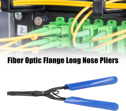 Long Nose Pliers Optical Fiber Flange Pliers Fiber Connector Inserting Extracting Tool Fiber Optic Connector Tool...