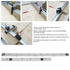 Miter Bar, Aluminium Alloy Miter Bar Slider Table Saw Miter Gauge Rod Woodworking Tool Jig and Fixture Bar for Building Various Jigs on Your Table...