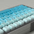 Side Printed Keycaps Cyan Gradient 125 Keys Cherry Profile PBT Heat Sublimation keycap Set for Mx Cherry Mechanical Keyboard (128 Cyan Gradient)...