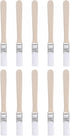 uxcell 0.5" Width Small Paint Brush Natural Bristle with Wood Handle Painting Tool for Wall, Door, Cabinets, Furniture, Fences, White 10Pcs...