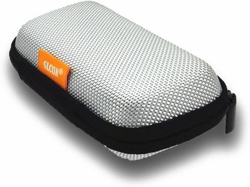 GLCON Small EVA Electronic Carrying Case - Hard Shell Protection Zipper Case for Earbud, Wired Earpiece, Bluetooth Headset, Earphone, Charger - Ce...