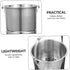 stainless steel ice bucket buckets Stainless Beverage Tub bucket with lid Wine Dump Bucket Bar Ice Bucket metal drink tub Wine Tasting Spittoon ca...