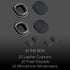 Ear Pad Cushion Kit for Blue Parrott B350-XT Bluetooth Headset, 2 Leather Cushions, 2 Foam Earpads, 4 Microphone Windscreens by Global Teck...