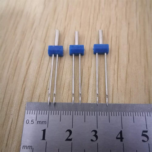 9 Pcs Double Needle Twin Needles for Sewing Machine with 3 Pcs Groove Pintuck & 2 Pcs Universal General Purpose Zig Zag Presser Foot (Needles Size...
