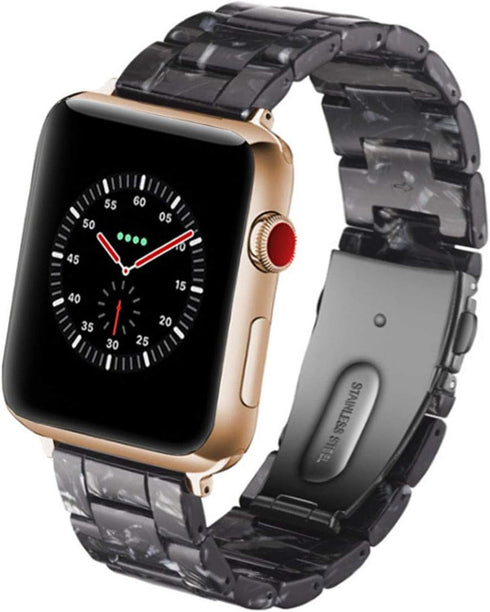 Band Compatible with iWatch 42mm 44mm 45mm 49mm, Colorful Resin Replacement Bracelet Strap for Apple Watch Series 9/8 / Ultra / 7 / SE / 6/5 / 4/3...