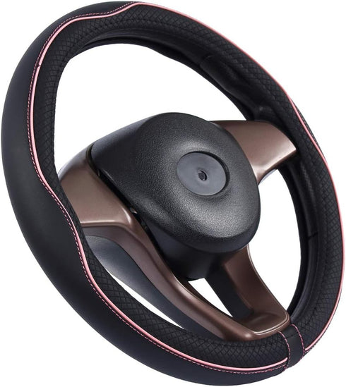 Mayco Bell Universal Standard Size Steering Wheel Cover Anti-Slip,Safety,Soft,Breathable,Durable,Full Surround,Comfortable Grip Microfiber Leather...