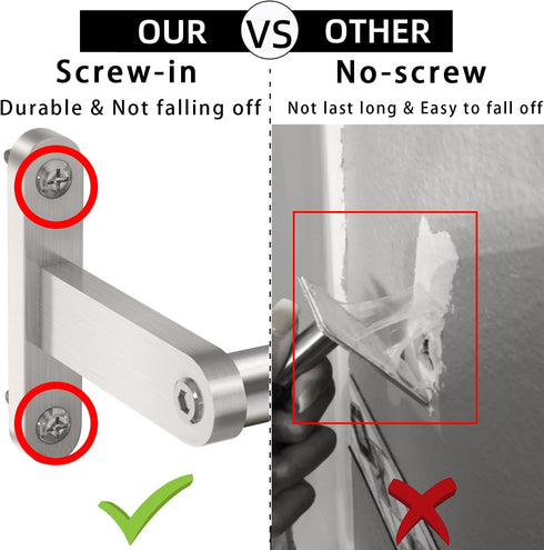 24 Inch Bathroom Towel Bar, Towel Racks for Bathroom Wall Mounted, Modern Heavy Duty Stainless Steel Bath Towel Holder, Single Bar, Brushed Nickel...