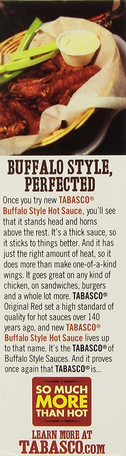2 Pack: "New" McIlhenny's Tabasco Brand Buffalo Style Hot Sauce - 5 Oz....