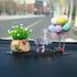 Newmemo Elephant Cake Toppers Balls Cake Decorations with Mini Elephant Blue Crown Cake Picks for Boy Girl Baby Shower Birthday Party Decorations...