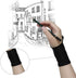 GAOMON Two Finger Glove for Drawing Tablet, Oil Painting and Sketch Creation, Free Size Support Left and Right Hand...