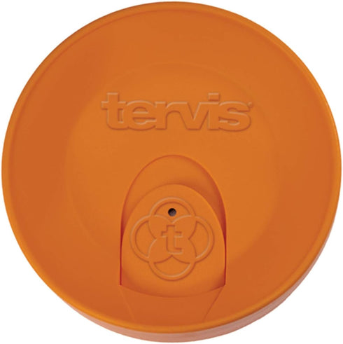 Tervis Travel Lid Made in USA Double Walled Insulated Tumbler Travel Cup Keeps Drinks Cold & Hot, Fits 16oz Tumblers, Orange...