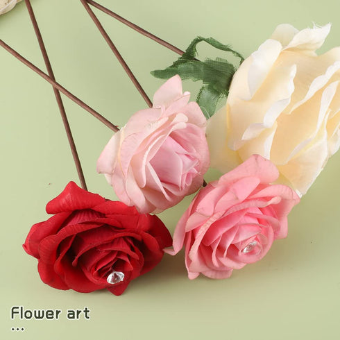 60 Pack Floral Stems Wire for Paper Flower 2 Gauge Brown Flower Stems for Crochet Projects 16 Inch Artificial Brown Crafts Wire Wreath Making Supp...