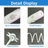 Oral Hygiene Hose Plastic HandleAccessories for Oral Irrigator Wp-100 WP-900 Water Hose Plastic Handle Compatible with Waterpik water flosser/WP-3...