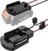 Power Wheel Adapter with Fuse & Switch, Secure Battery Adapter for WORX 20V PowerShare Lithium Battery, with 12 Gauge Wire,Good Power Convertor fo...