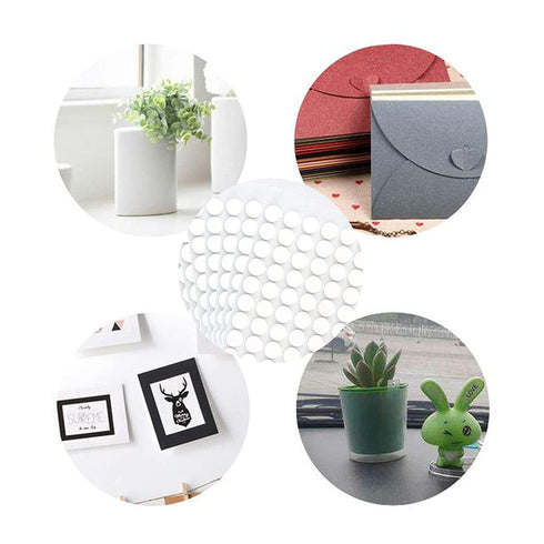 10 Sheet Foam Round Dots Double-Sided Adhesive 3D Craft Foam Tape for DIY Handmade Crafts,Card Making Or Office Supplies,1000 Pieces,2 Sizes (0.3 ...