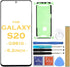 S20 Outer Lens Screen Front Glass Replacement for Samsung Galaxy S20 5G G9810 Series 6.2" (Black)...