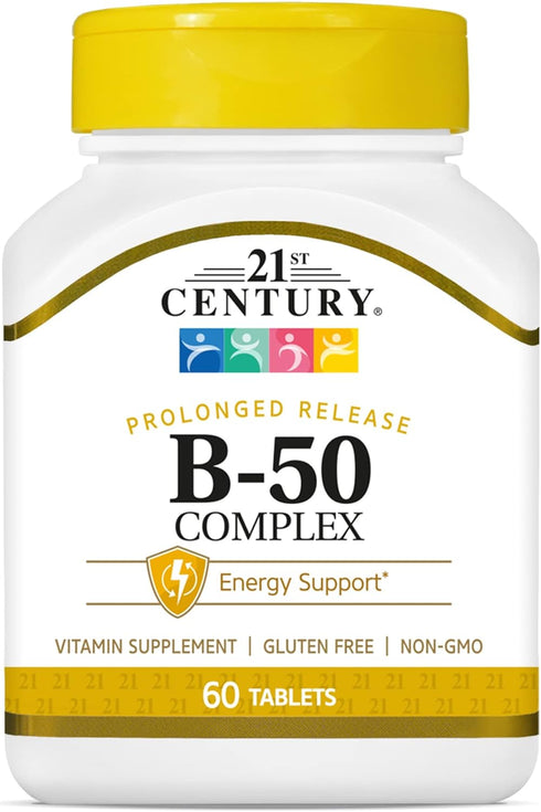 21st Century B 50 Complex Prolonged Release Tablets, 60 Count (Pack of 1)...