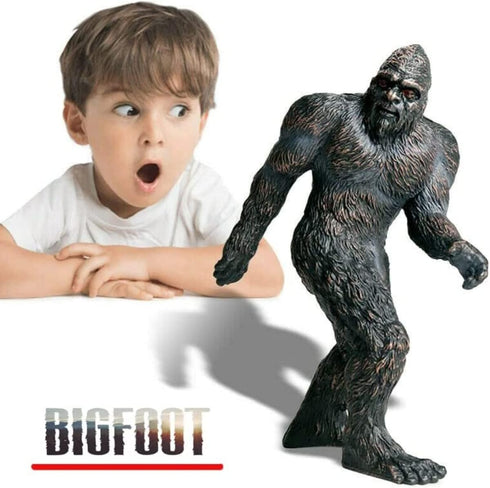 Bigfoot Figurine, 5" Legendary Monster Sasquatch Plastic Model Decoration Toy Creature Collector Figure Statue...