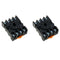 2PCS 11 Pin Electromagnetic Relay Base Black Plastic PF113A Socket Base Compatible with JQX-10F/2Z and JTX-2C and JMK2P-I Relays...