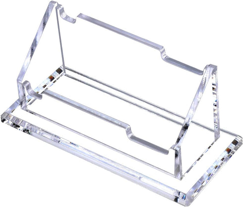 Acrylic Business Card Holder Business Card Display Clear Business Desk Card Holder Acrylic Clear Card Holder Card Organizer for School Home and Of...
