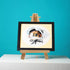10 Pcs 6 Inch Mini Wood Display Easel for Displaying Small Canvases, Photos...