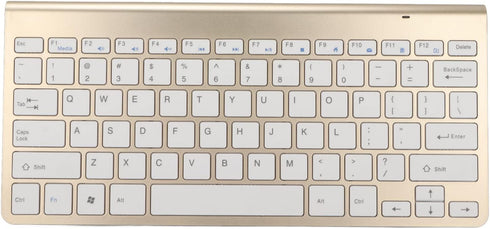Keyboard Mouse Set 2.4G USB Thin Ergonomic Mute for Computer (Luxury Gold Color)...