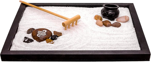 12 PCS Mini Zen Garden Rakes, Professional Bamboo Sand Zen Garden Rake Tools Elegant Zen Garden Accessories Kit for Garden Decoration, Gift Giving...