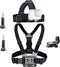 VVHOOY Action Camera Accessories Head Strap Mount Chest Harness Compatible with AKASO EK7000 Brave 4 Brave 7 LE V50X Native/GoPro HERO 13 12 11 10...