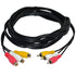 MagicW 10ft 3 Rca Male to 3 Rca Female Audio Video Extension Cable 3RCA Male to Female Audio Composite Extension Video Cable DVD AV TV UK...