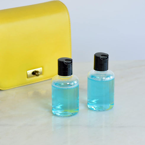 Youngever 12 Pack 4 Ounce Empty Squeeze Containers with Disc Cap, Plastic Bottles with Disc Top Flip Cap, Refillable Cosmetic Bottles, Squeeze Con...