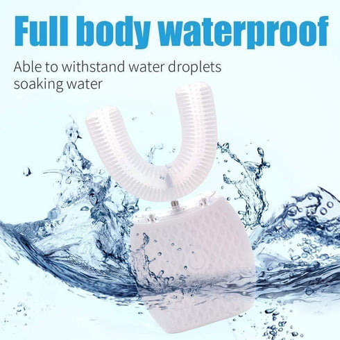 Automatic Ultrasonic Toothbrush, 360° Sonic Toothbrush Waterproof, Rechargeable Portable Electric Ultrasonic Toothbrush, Teeth whitening Brush for...