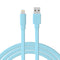 TALK WORKS Flat Lightning Charging Cable Compatible w/iPhone 14/Plus/Pro/Pro Max, 13/Mini/Pro/Pro Max, 12/Pro/Pro Max/Mini, 11/Pro/Pro Max, XR, XS...