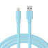 TALK WORKS Flat Lightning Charging Cable Compatible w/iPhone 14/Plus/Pro/Pro Max, 13/Mini/Pro/Pro Max, 12/Pro/Pro Max/Mini, 11/Pro/Pro Max, XR, XS...
