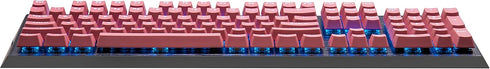 Cooler Master PBT Doubleshot Backlit Keycap Upgrade Set Sakura Pink for Mechanical Keyboards, Compatible with Standard US 104 Layout Keyboards (KC...