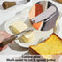 2 Pack Butter Spreader Knife Standing, Stainless Steel Cheese Spreader Knives with Wood Handle, Butter Knives with Sharp Edge for Easily Cutting &...