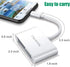 DenicMic SD CF Card Reader Compatible with iPhone 14 13 12 11 X XS/iPad with Lighting Ports SD CF TF Memory Card Reader Adapter Digital Trail Game...
