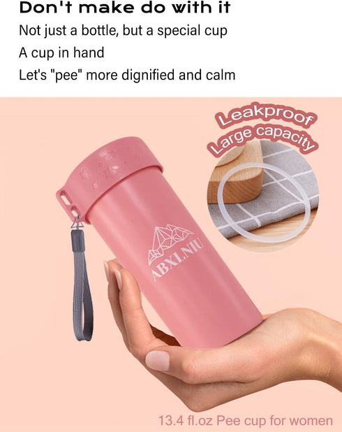 Female Urination Device with Cup, Female Urinals Portable Pee Funnel for Women - Standing Up to Pee Anywhere, Womens Pee Funnel Camping/Hiking Gea...