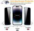 pehael [2+2 Pack iPhone 14 Pro Privacy Screen Protector with Camera Lens Protector Full Coverage Anti-Spy Tempered Glass Film 9H Hardness Upgrade ...