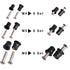 18 Pairs M4 M5 M6 Neoprene Well Nuts with Stainless Steel Screw M5 Rubber Well Nuts Kayak Brass Copper Bolts Well Nut Kit for Kayak Motorcycle Boa...