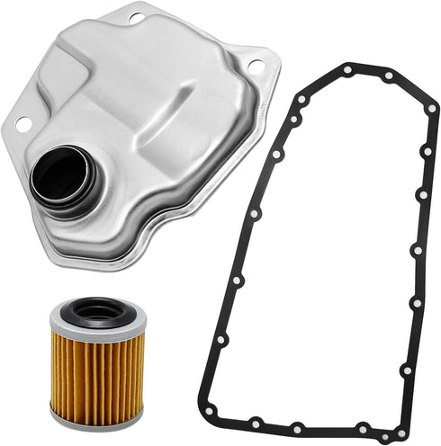 Transmission Oil Filter And Gasket Replace 31728-1XF03 Transmission Filter CVT Auto Transmission Filter Kit Replacement for Nissan 07-18 Altima Ju...