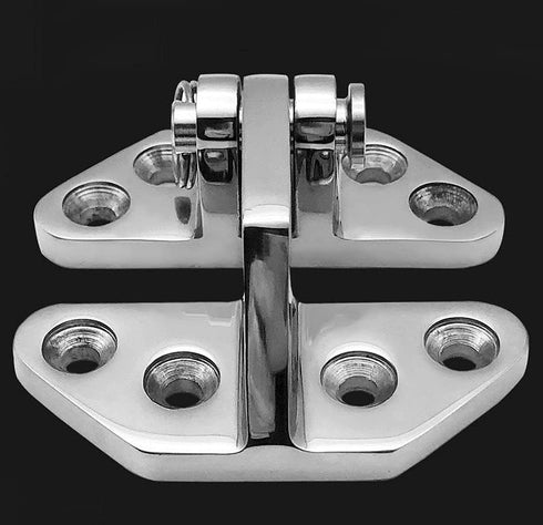 Ship RV accessories Yacht hardware Marine Hatch Hinge Heavy Duty Long Reach 316 Marine Grade Stainless Steel Hinge with Removable Pin 2.75" x 2.6"...