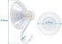 Clear Plastic Suction Cup Hook, oobest 6 Pack Ultra Heavy Duty Hooks Strong Power Lock Hooks Vacuum Traceless Hooks Smooth Waterproof Oil-Proof Wa...